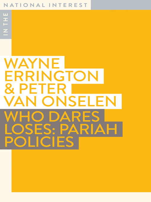 Title details for Who Dares Loses by Wayne Errington - Available